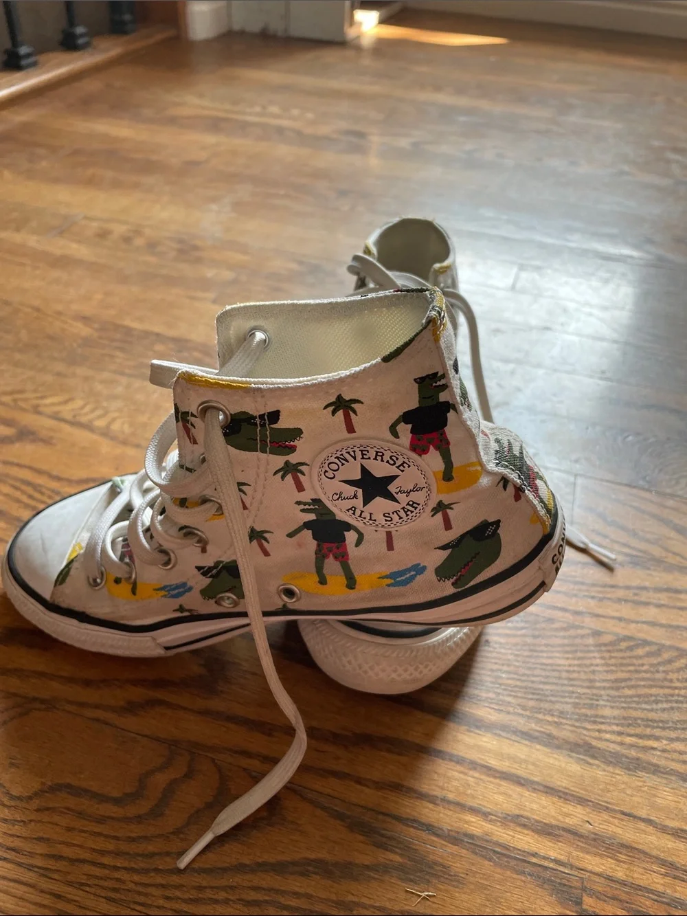 Converse white high